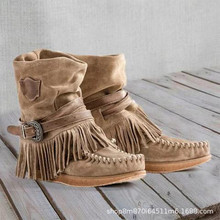 现货外贸大码女wish俄罗斯欧美雪地靴 winter cotton boots