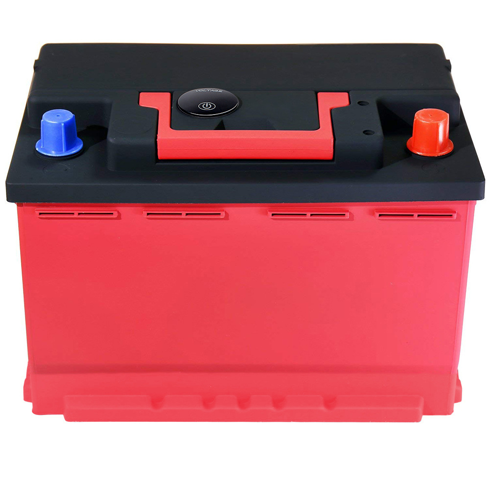 厂家直销辉谱12v65ah汽车启动锂电池l2-400音响改装轻量化电瓶