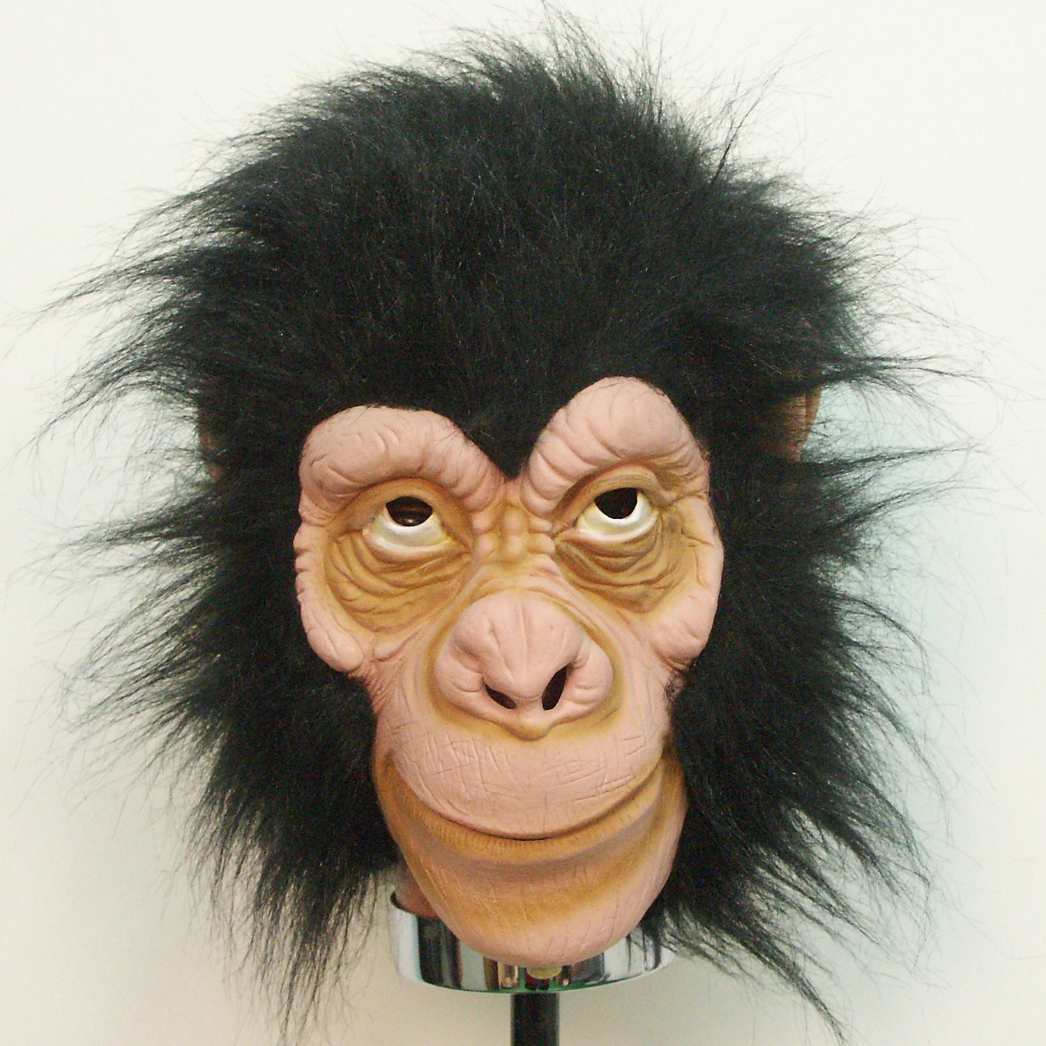 万圣节橡胶头套动物面罩猩猩面具鬼屋密室面具搞怪面具