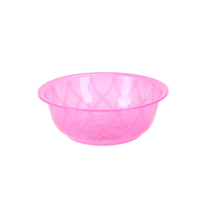 Plastic Basin Transparent Strawberry Basin Palm Basin Bait Bowl Small Washbasin Promotion One Yuan Two Yuan Store 0594