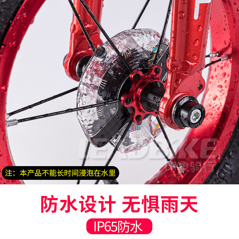 Impression Riding Balance Bike (for Kids) Flower-Drum Lights Bicycle Hot Wheels USB Charging Kids Balance Bike Night Riding Warning Light