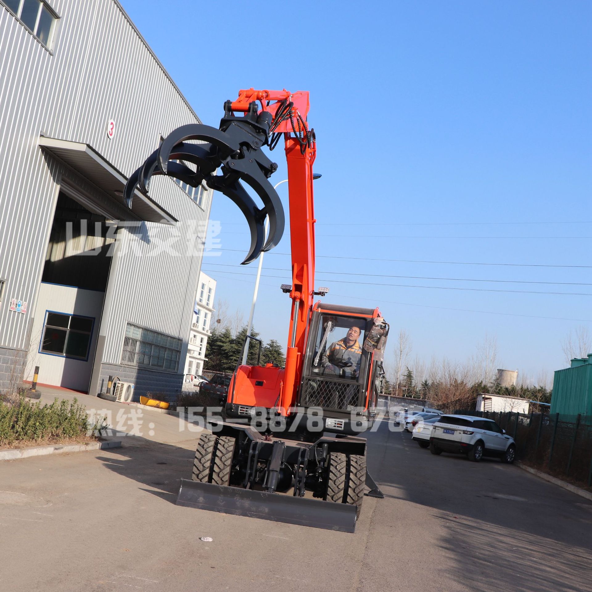 销售液压挖掘机 液压抓木机 型号全质量好 销售热线-15588786785