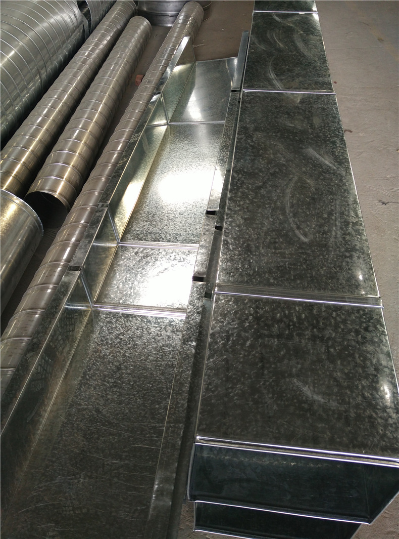 镀锌管方管通风排烟管道不锈钢插条风管矩形管管方通铁管方口直管