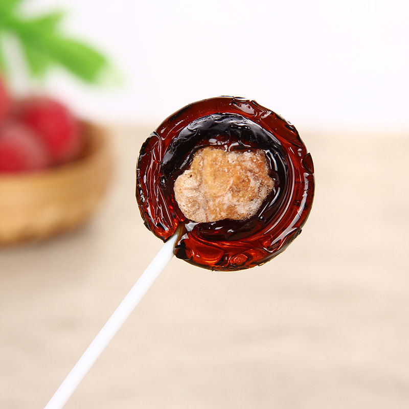 恋尚宝岛系列梅心棒棒糖 芒果抹茶赤砂糖味棒棒糖 150g袋装礼品糖