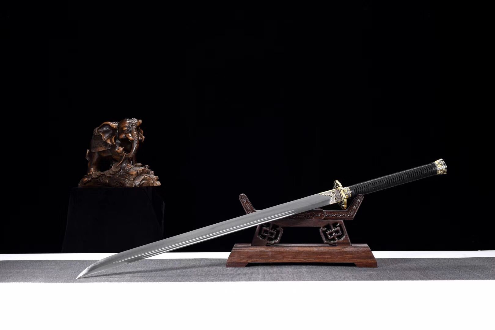 梅花双色明腰刀 厂家供应 品质保证 龙泉手工剑 未开刃