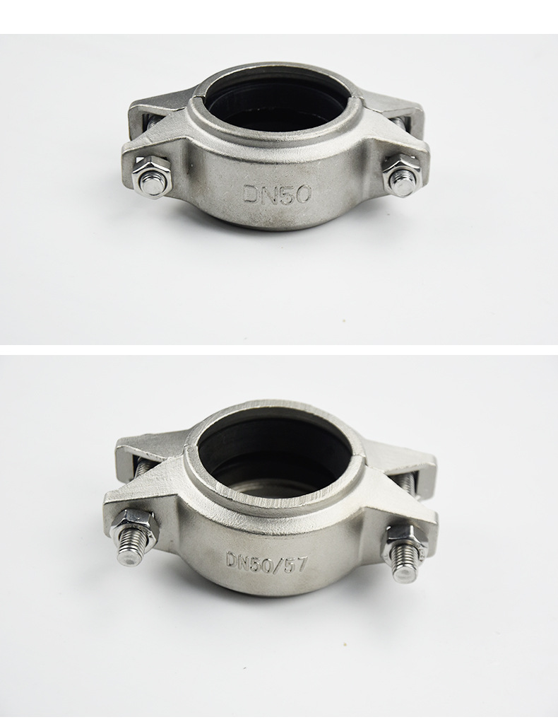 304不锈钢dn50拷贝林卡箍 高品质沟槽卡箍厂家直销 现货供应