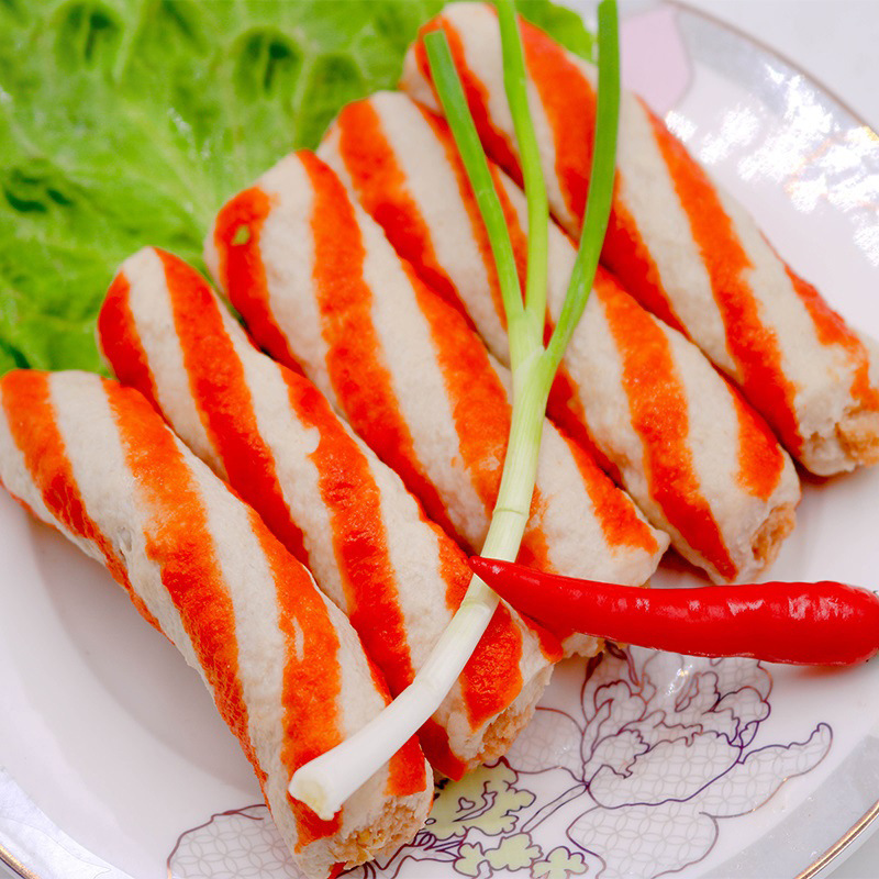 鸿津烤鱼棒韩式烤鱼棒肉丸2500克装烤肠机用冷冻火锅麻辣烫速冻