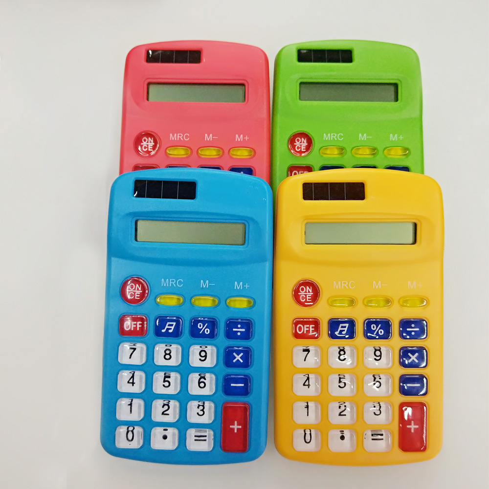 Wholesale Misty Calculator Handheld Portable Cute Computer Audio Didi Sound Color Kk402c