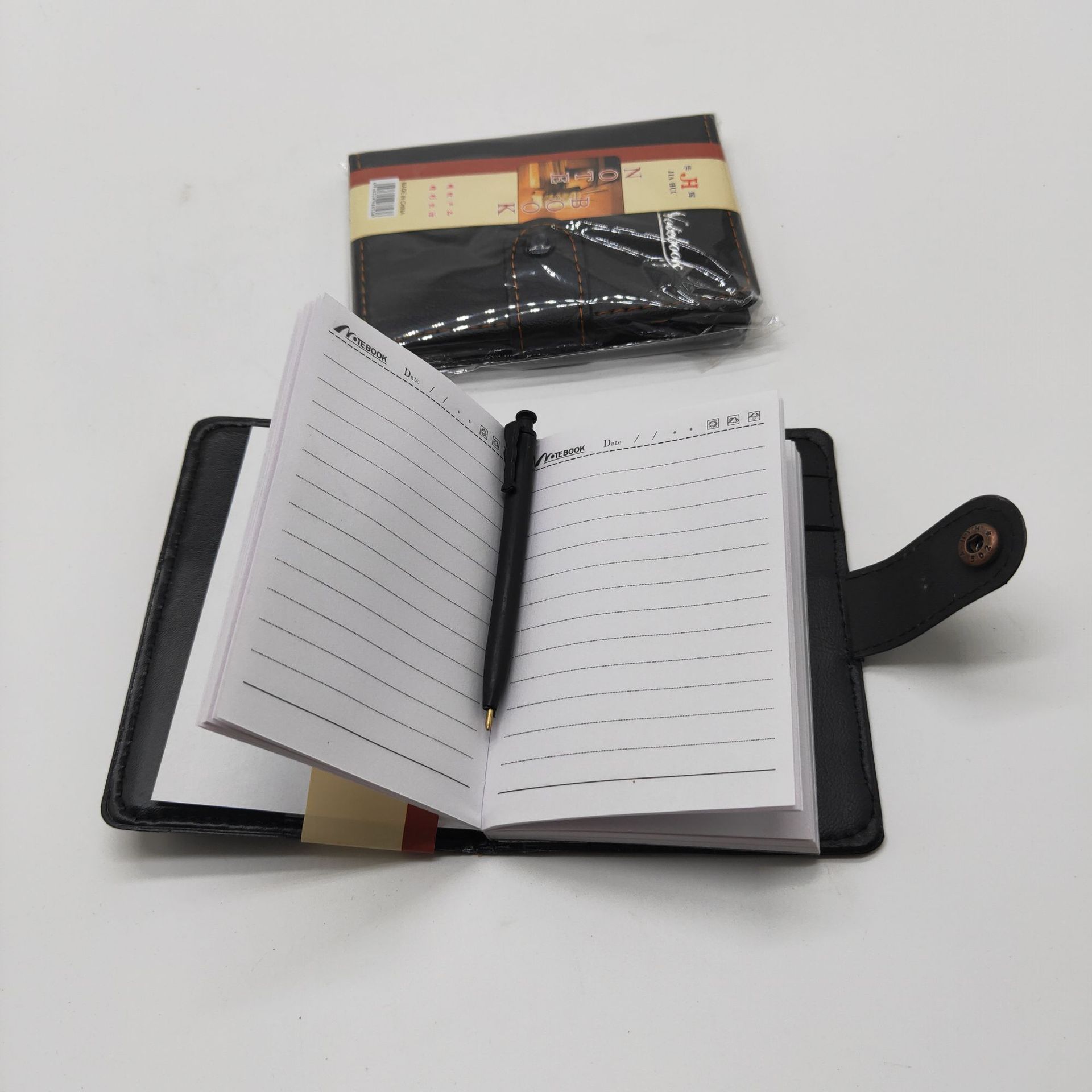 口袋记事薄带笔记事本便携笔记本子电话本两元店二元店超市批发