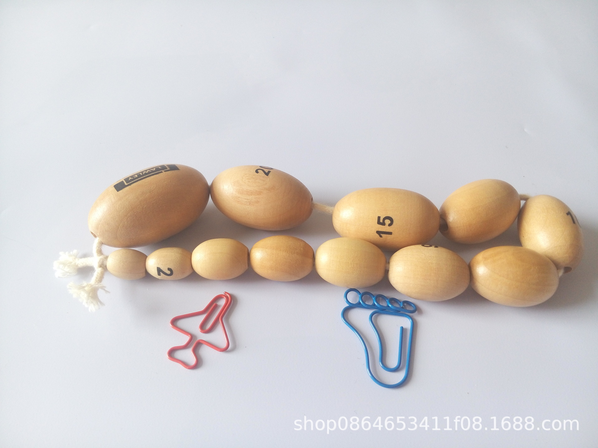 男性睾丸体积测量器 木质睾丸测量球 睾丸大小测量仪