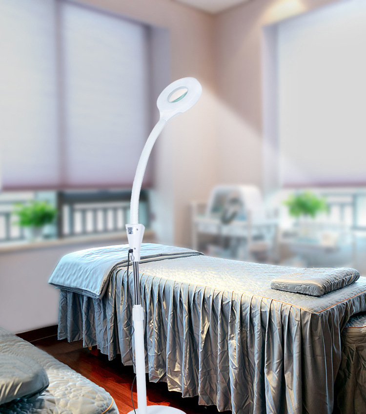 美容灯纹绣灯360°led灯珠冷光灯放大镜挑痘美眼美容无影灯落地灯