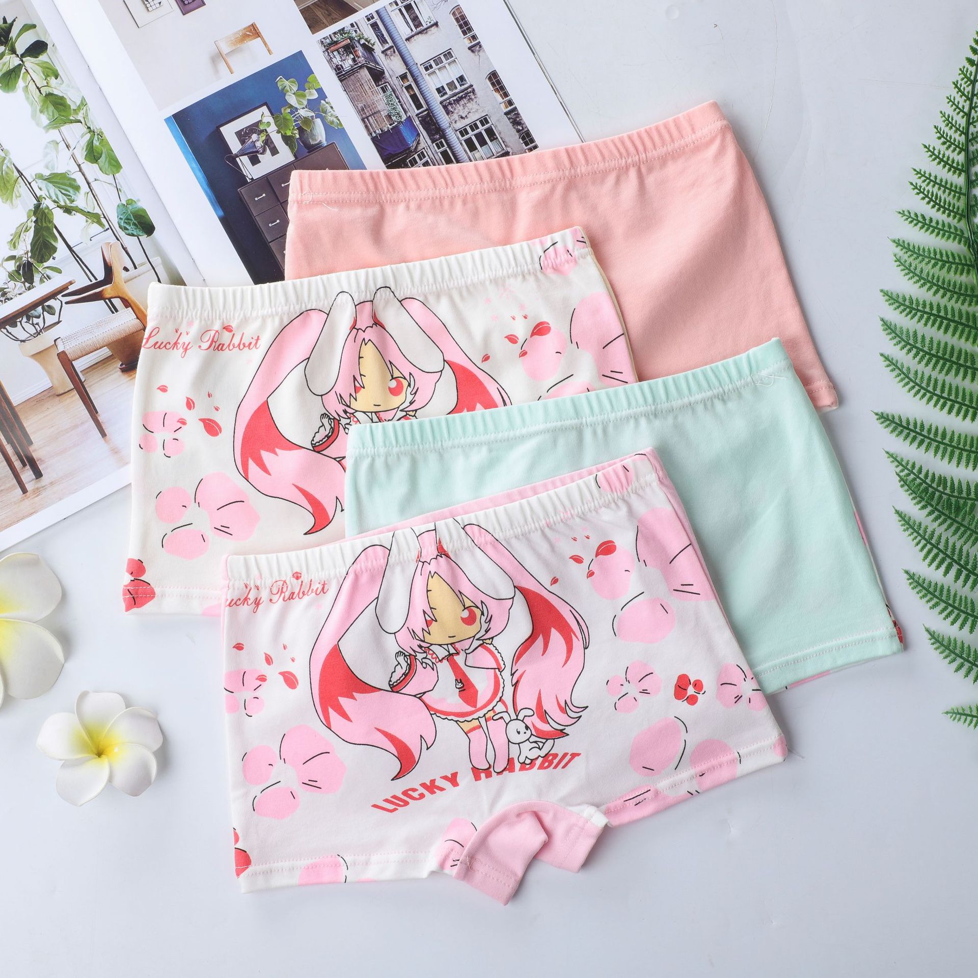 女童内裤不夹pp三角儿童小女孩短裤内小童宝宝内裤女纯棉短裤3-14