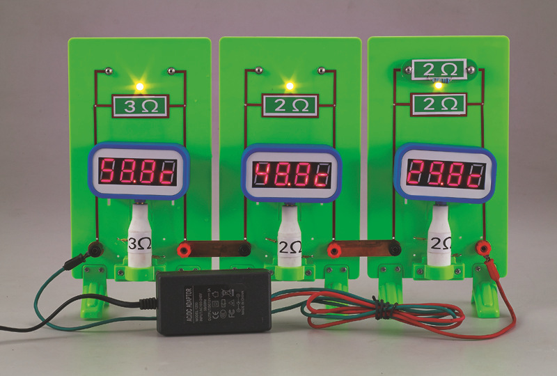新品专利焦耳定律演示器 初中高中物理电热能能力热量转换实验