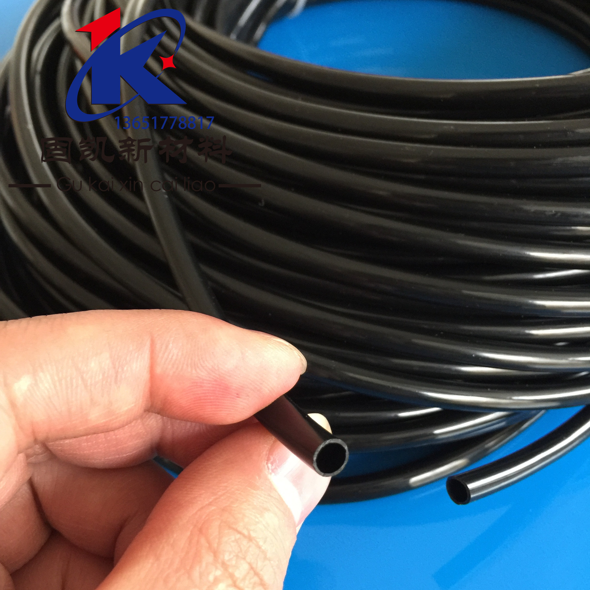 聚氨酯tpu管 壁薄黑色金属蛇骨护套柔软有弹性透明薄壁pu管
