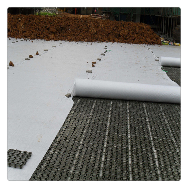 塑料排水板屋顶绿化花园种菜楼顶蓄排水板保湿阻根透水层土工布