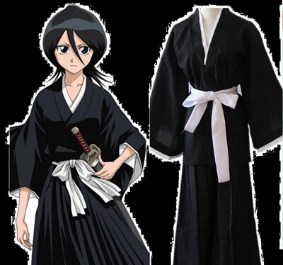 跨境 死神cos衣服 cosplay死神死霸装 死神衣服 动漫服装