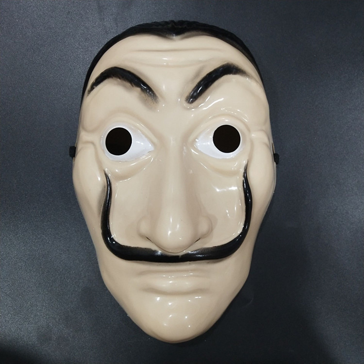 电影动漫面具纸钞屋la casa de papel纸牌屋达利面具cosplay英雄