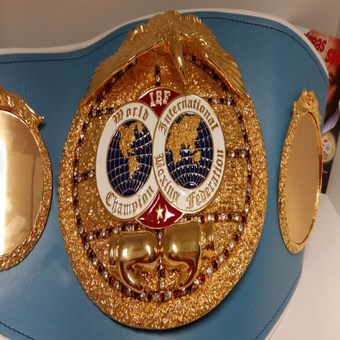 美国ieew拳击比赛冠军金腰带商务礼品赠送贵宾金腰带批量定制工厂