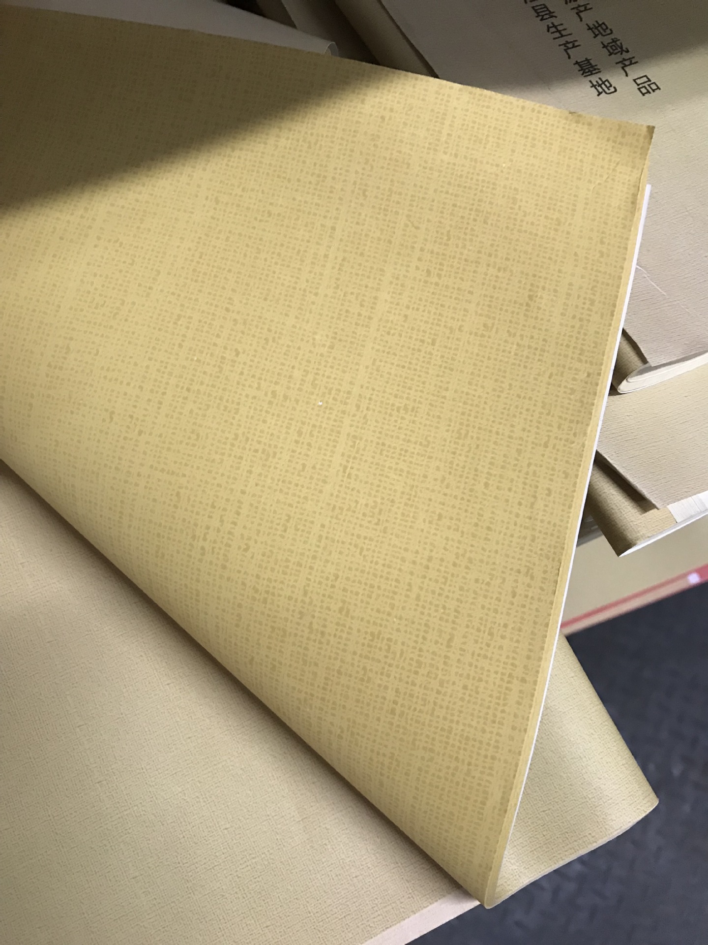 四尺整张手工纸蜡染笺宣褶皱纹洒金云纹绢布纹半生熟创作宣纸