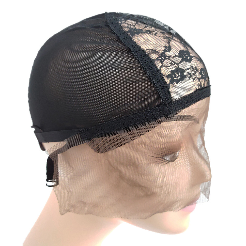 前蕾丝假发网帽头套弹力网假发帽皮假发辅料假发用发网 wig cap