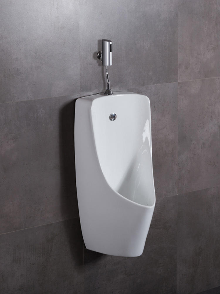 全智能自动感应小便斗 男士挂墙壁挂式小便池 家用陶瓷小便器尿斗