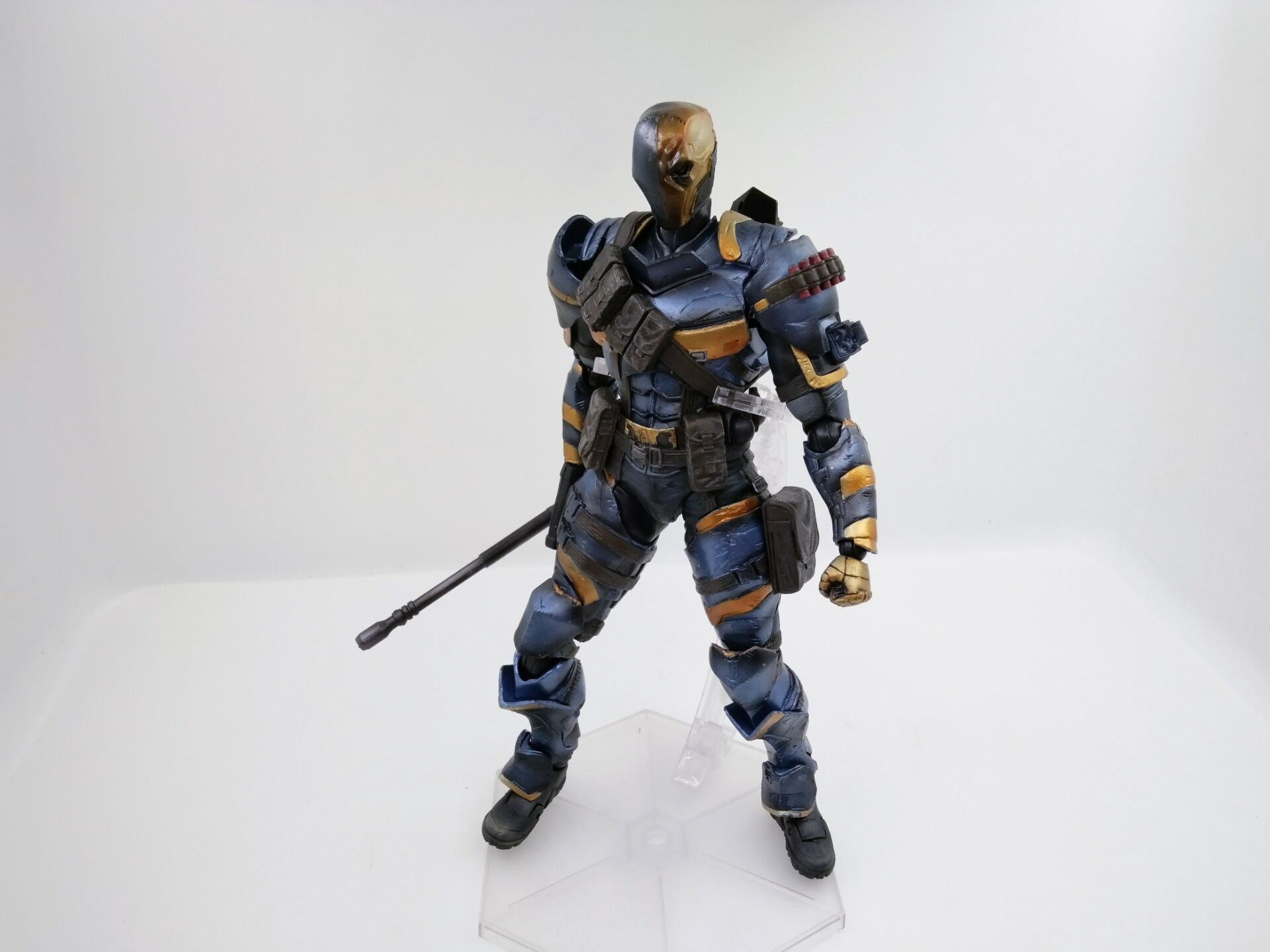 阿克汉姆起源 play arts改 pa改 丧钟 死侍 可动手办 模型摆件