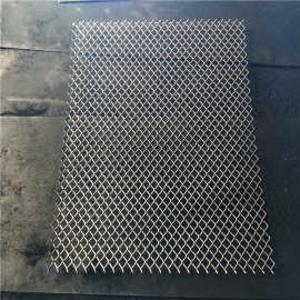 建筑安全网片 菱形建筑网片 防滑冲压菱形孔网片重型菱形钢板网