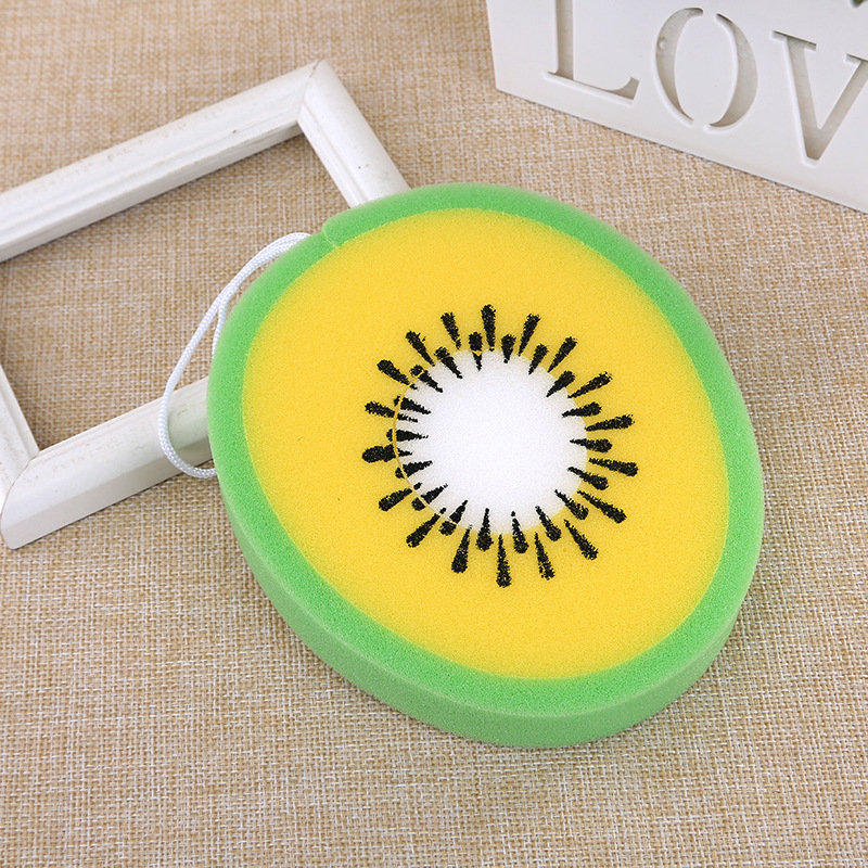 Hot-Selling New Arrival Fruit Bath Sponge Cartoon Spong Mop Multifunctional Powerful Decontamination Cleaning Dish-Washing Sponge