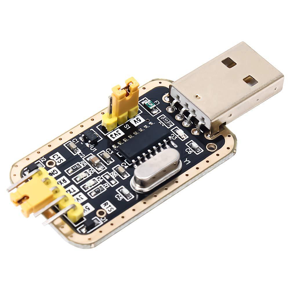 土豪金ch340g rs232升usb转ttl模块转串口中九升级小板ttl刷机线
