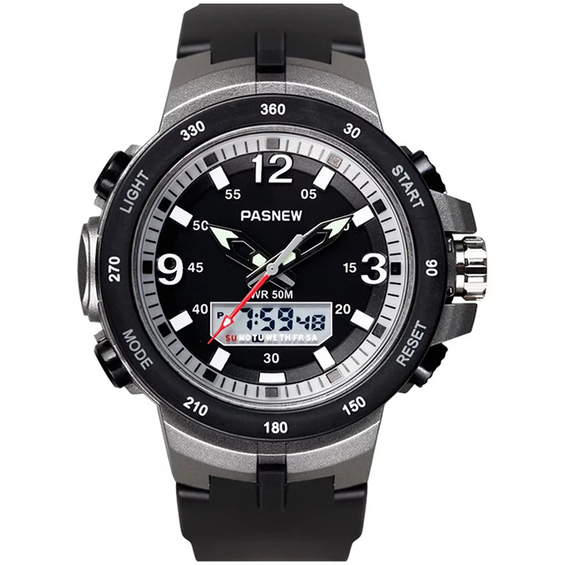 正品百圣牛新款电子表男青少年学生运动防水户外表pse-461