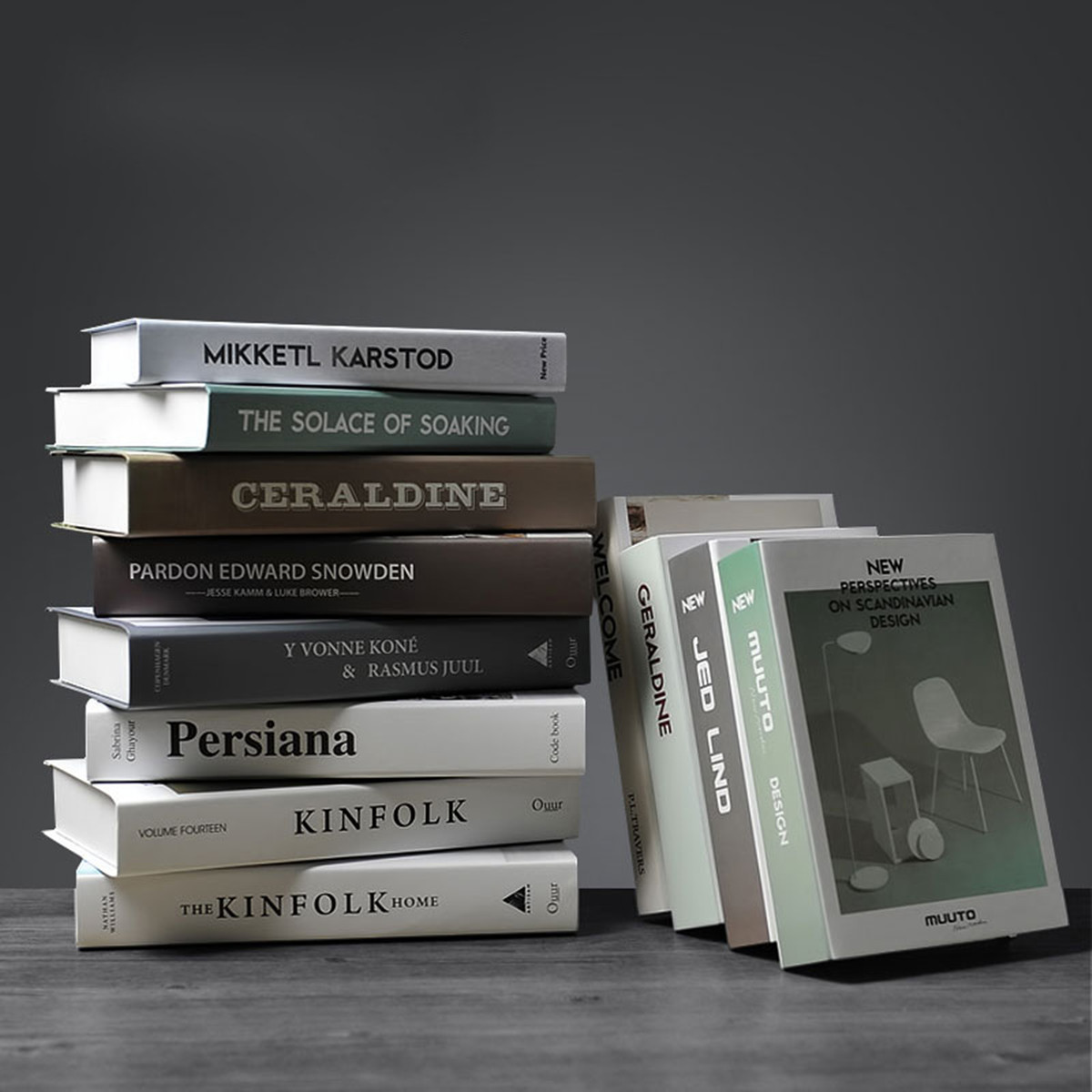 轻奢旧时光现代仿真书装饰品 网咖啡厅简约摆设书 北欧风假书道具