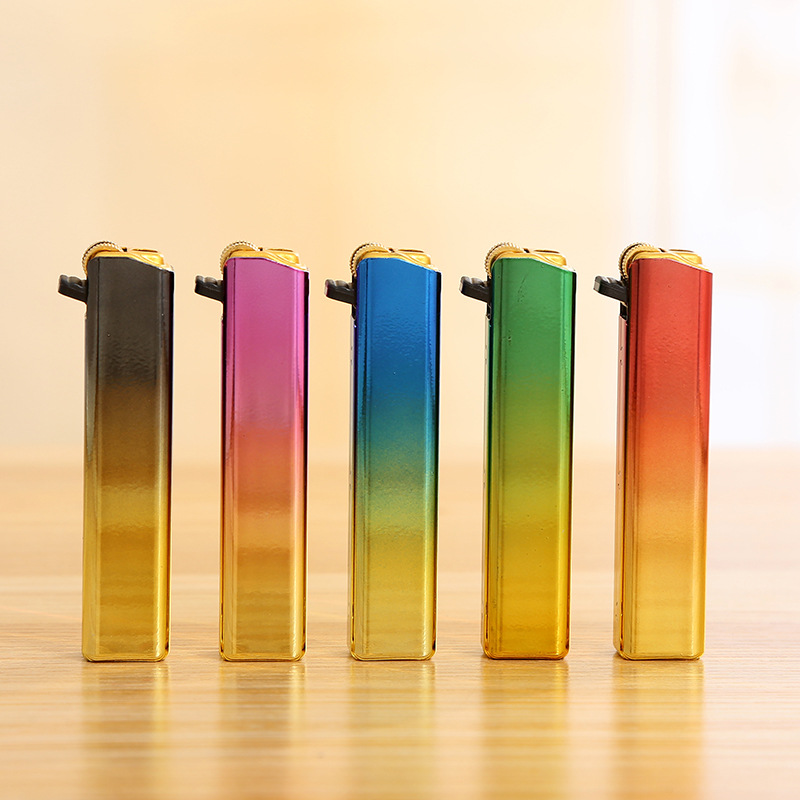 m8金属砂轮打火机批发 创意广告礼品充气打火机定制logo厂家直销