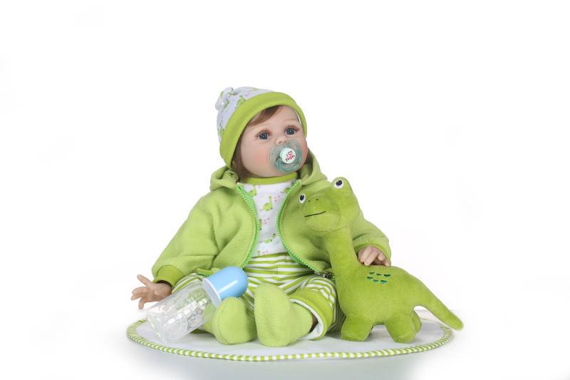 npk新款布身体环保软胶过家家仿真婴儿洋娃娃 陪睡成长小伙伴