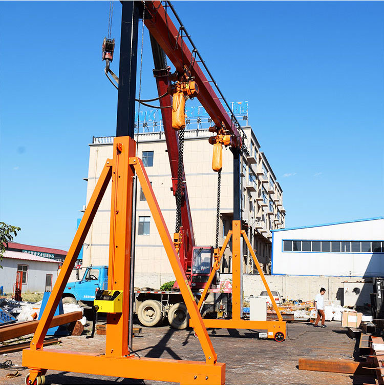 凯路德 无轨龙门吊 电动龙门架 小型门式起重机 电动葫芦吊机