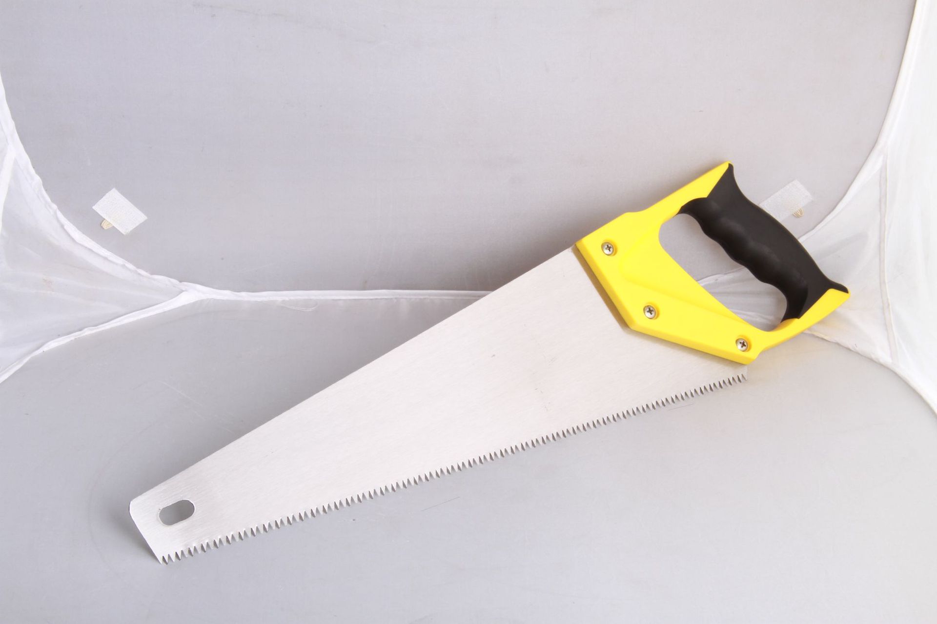 供应优质abs tpr双色塑料柄高频淬火手板锯,锯齿锋利