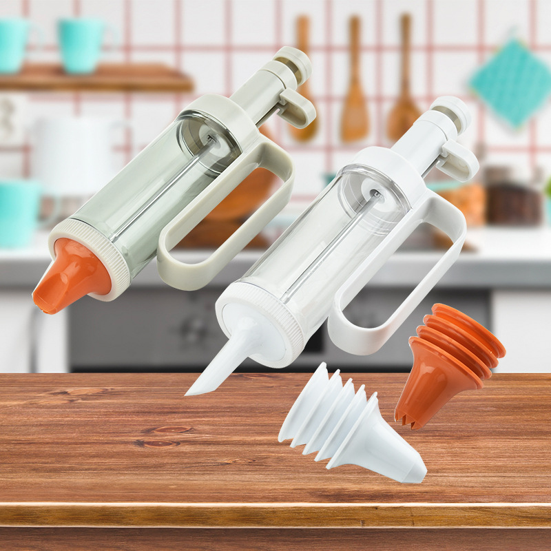 烘焙工具花式奶油裱花枪奶油枪手压式曲奇枪饼干挤压器曲奇裱花枪