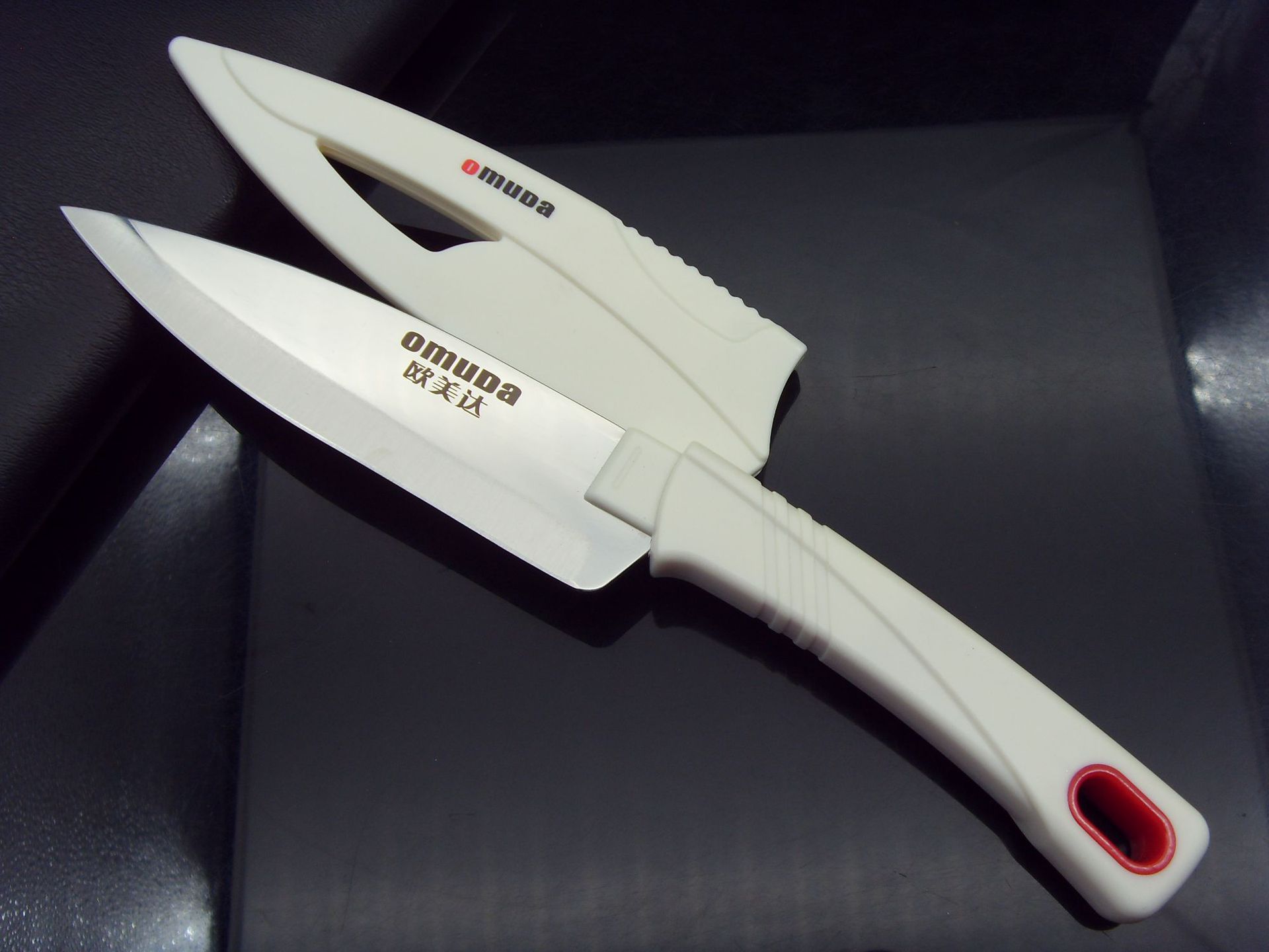 批发欧美达3114水果刀带套瓜果刀削水果非折叠普通水果刀