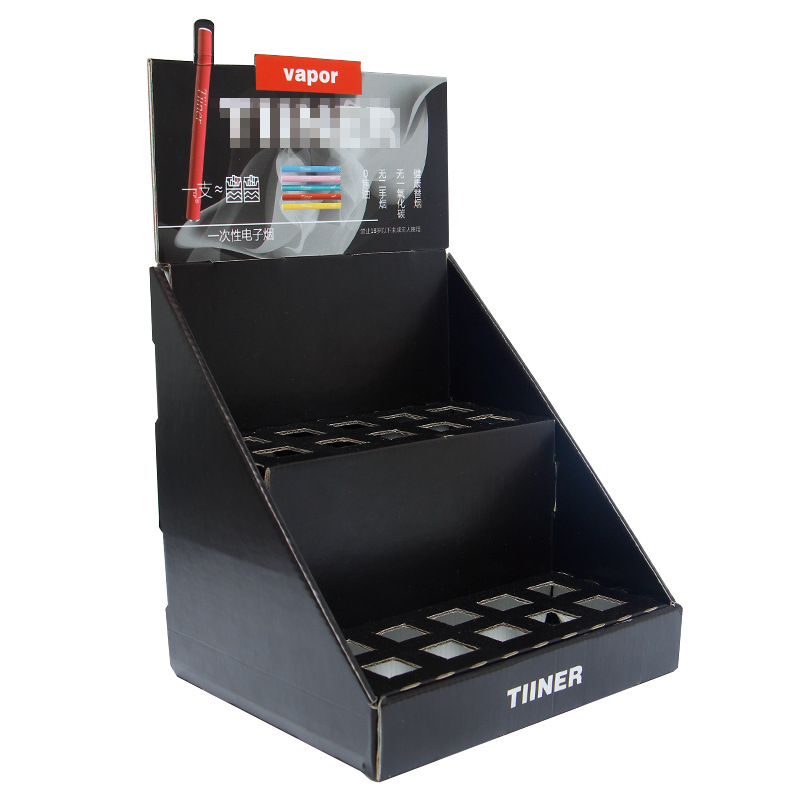 fsc bsci 定 制一次性电子烟展示盒雾化器展示瓦楞盒超市烟盒展架