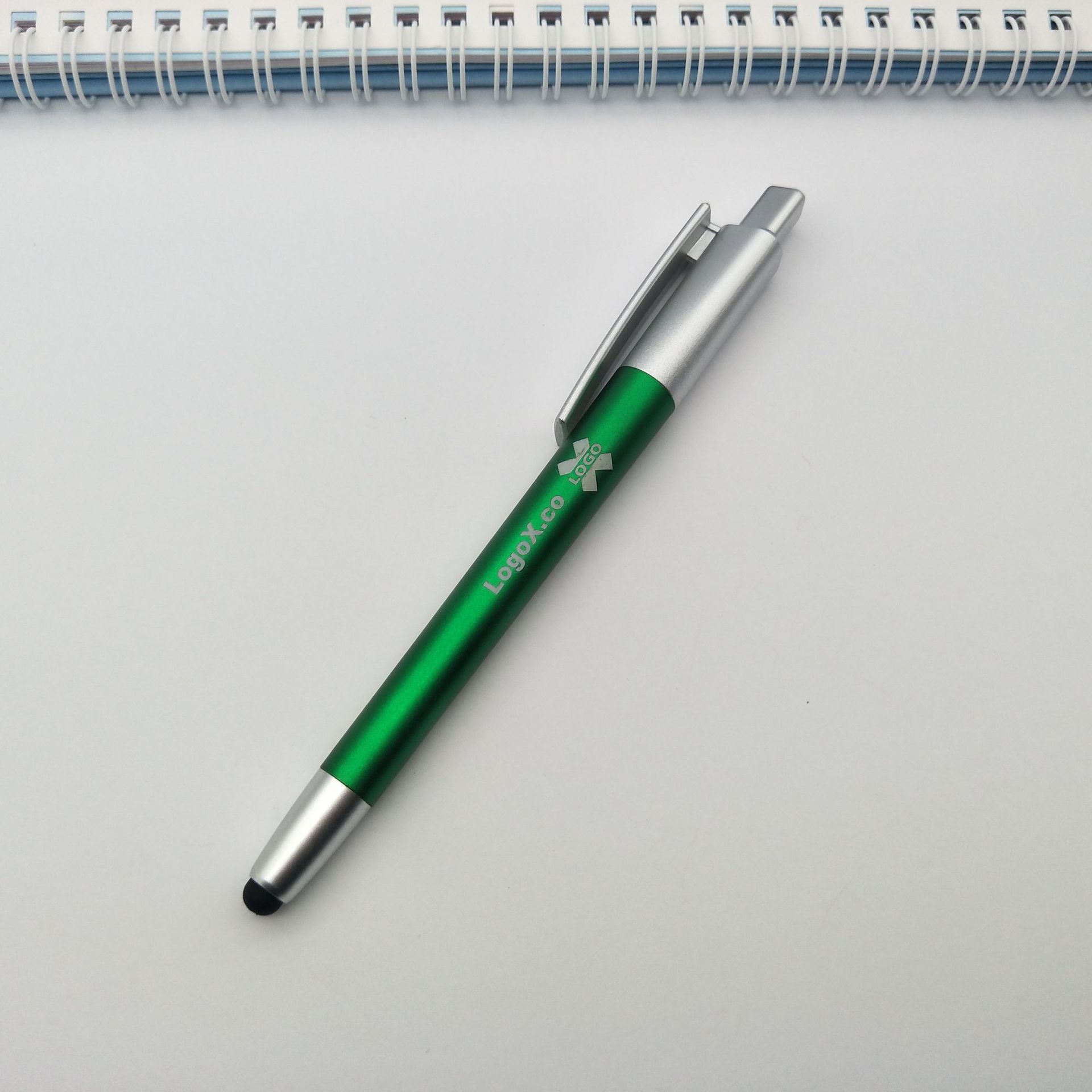 供应三合一触控圆珠笔广告促销圆珠笔 logo发光灯箱笔