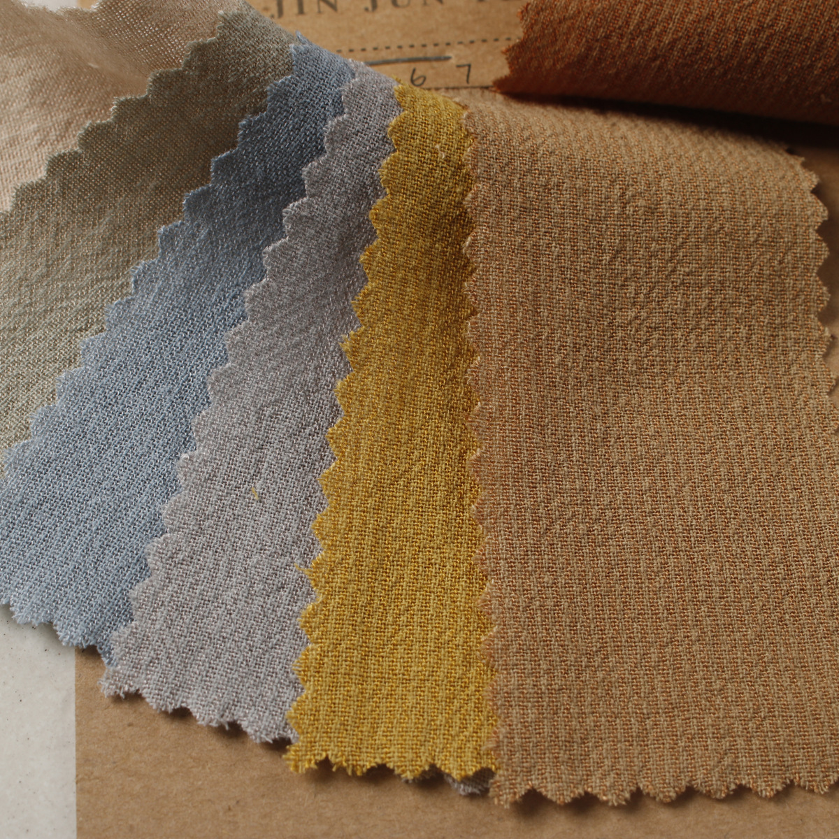 人棉混纺面料 薄款时尚女装连衣裙洗水棉布 春夏暗条细条全棉布料