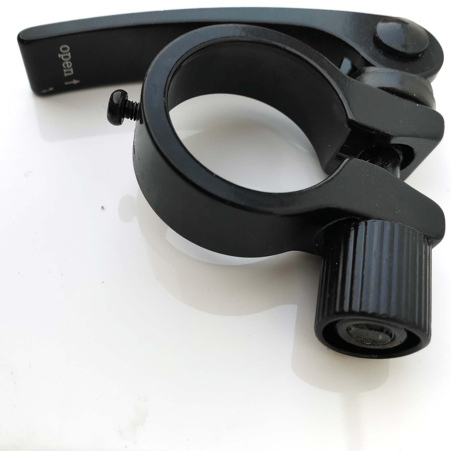 快拆夹山地车座管夹自行车带锁死螺丝快拆扣25.4mm口径最大调29mm