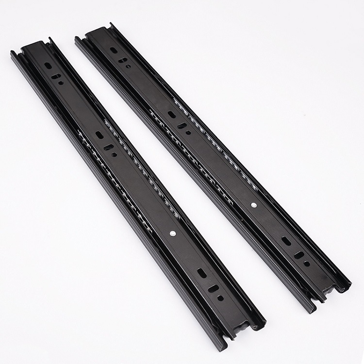 4510抽屉轨道滑轨导轨滑三节轨静音家用衣柜橱柜抽屉轨道厂家自销