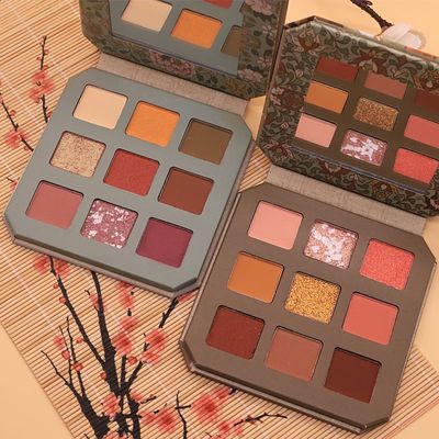 跨境novo唐代宫廷仕女眼影盘东方古风中国风珠光哑光眼影抖音同款