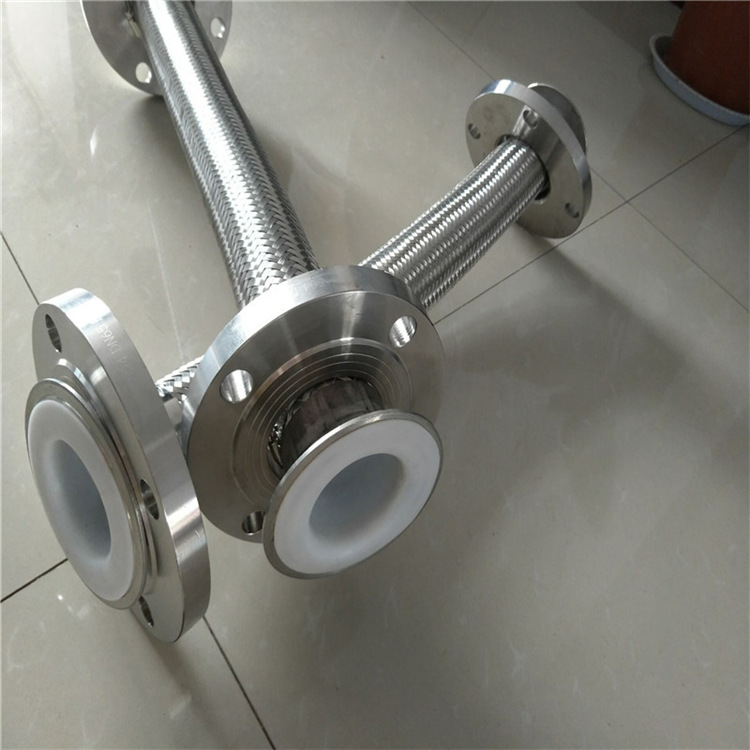 钢衬聚四氟乙烯波纹管衬四氟波纹管不锈钢柔性四氟软管定制