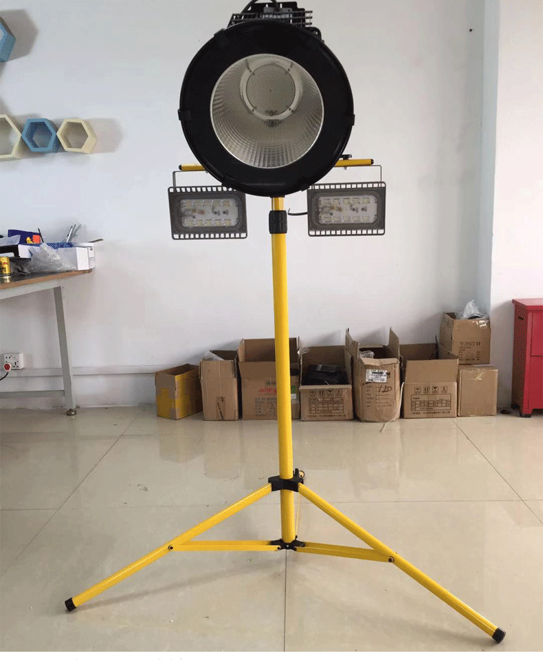 6米户外摄影直播泛光灯灯架可伸缩移动投光灯三脚支架