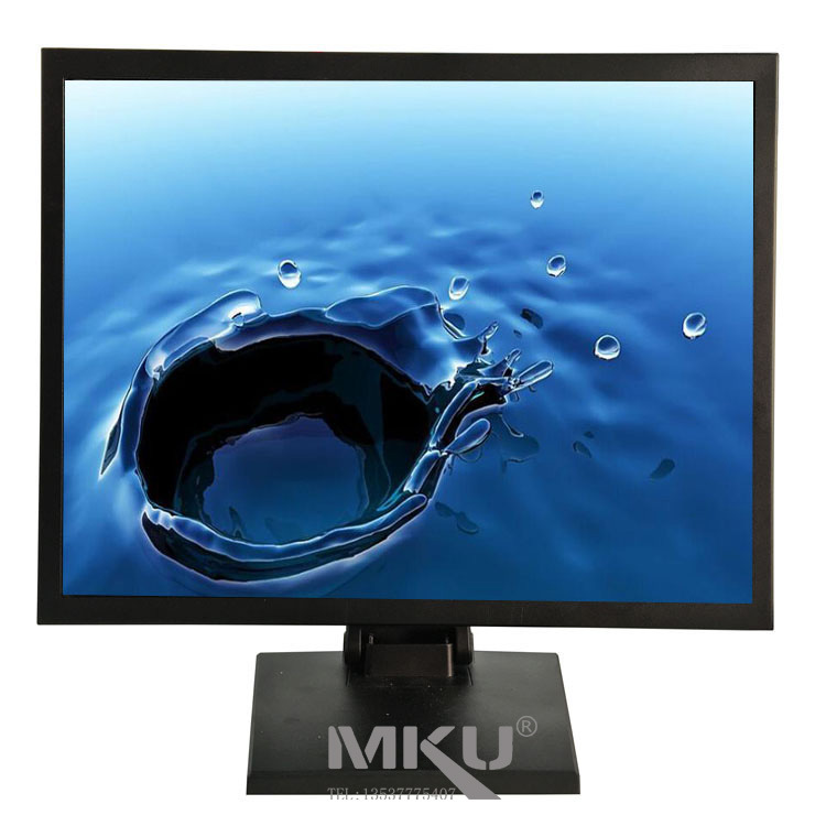 mku茗凯优20寸20.1寸正屏液晶显示器 工业工控液晶监视器vga dvi