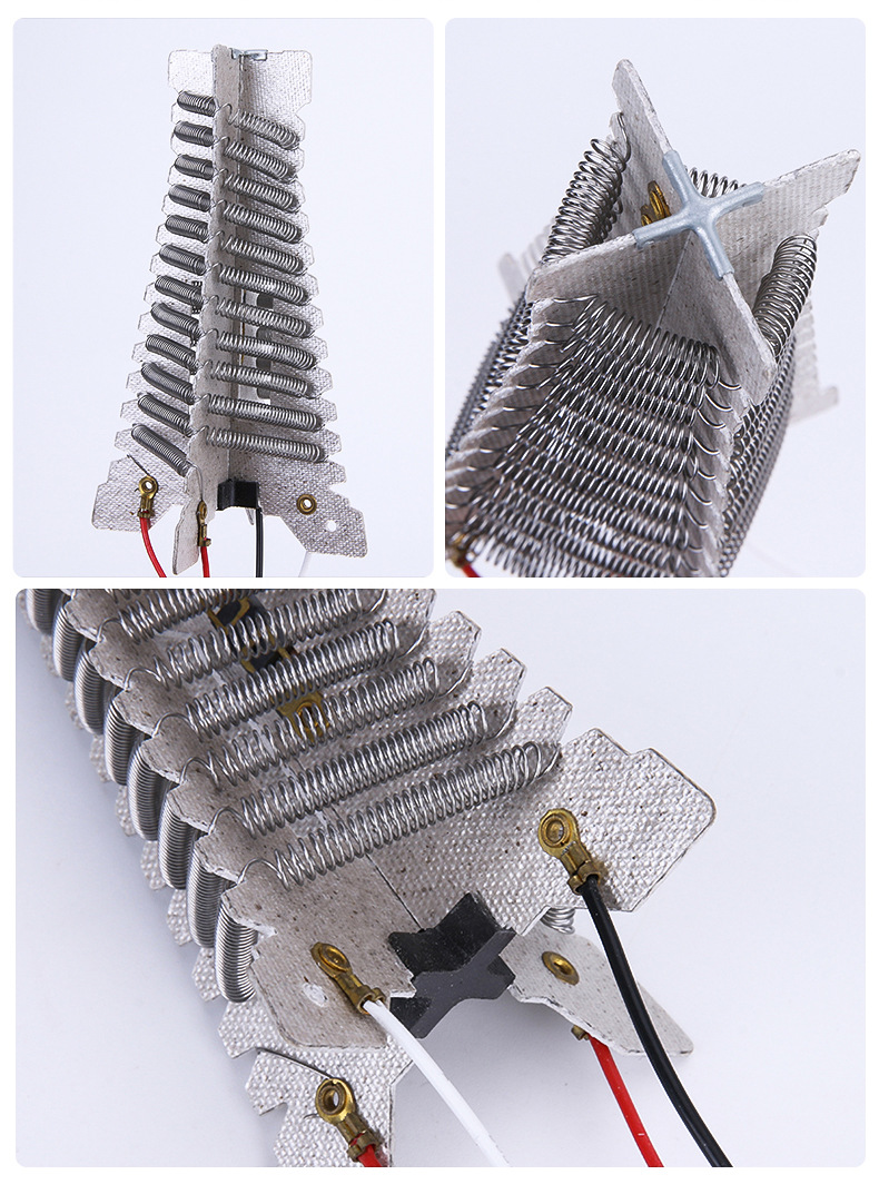 厂家定制电吹风发热架风筒发热芯 吹风机发热丝云母发热芯发热器
