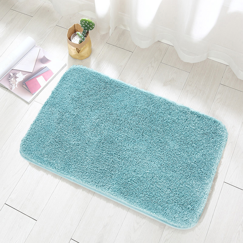 Cross-Border Hot Thickened Bathroom Mats Bathroom Absorbent Non-Slip Door Mat Bedroom Pile Floor Covering Generation