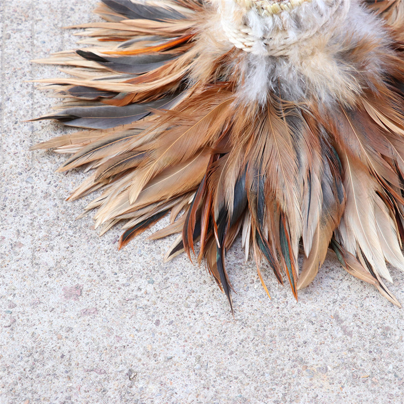 零售各种鸡毛扎把鸡毛漂白色泳毛手工配件服饰辅料黑心尖毛饰品毛