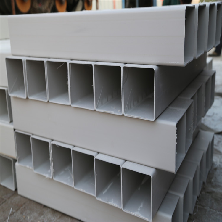 抗撞阻燃pvc方形管150*100mm 规格齐全无土栽培矩形管 可加工定制